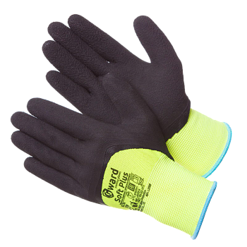GWARD Soft Plus Перчатки нейлоновые со вспененным латексным покрытием (L) L2008