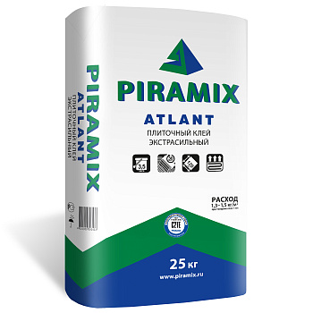 Клей PIRAMIX  ATLANT 25кг экстрасильный 