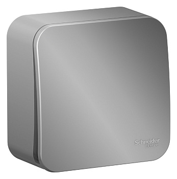 Переключатель 1кл ОП 10А Алюминий BLNVA106013 SE