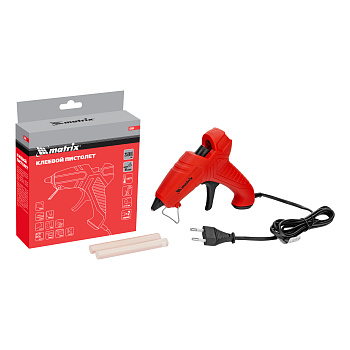 Пистолет клеевой "Matrix" 11мм 25 (80) Вт 93004