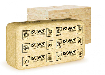 Утеплитель на основе кварца ИЗОВЕР КАРКАС П-34  (100*610*1170) 7,14 м2     (20шт.-подд.)