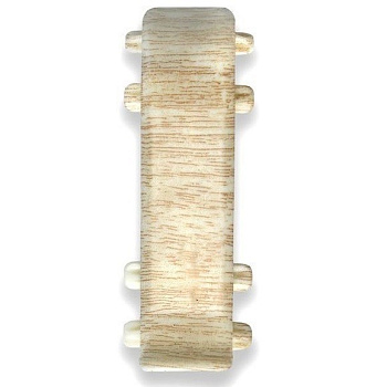 Соединитель для плинтуса К55 "Идеал Комфорт" 254 / Ясень светлый