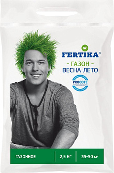 Удобрение Газонное весна-лето 2,5 кг (10/100) Фертика NPK 11,3:12:26 89929