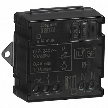 Legrand Celiane Микромодуль выкл, 1 канал 300Вт 088306 My Home Play Zigbee