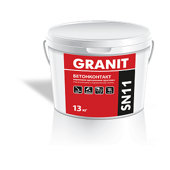 Грунтовка GRANIT SN 11 БЕТОНКОНТАКТ 13 кг