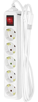 Евроудлинитель ФОТОН 16-35ES БЕЛЫЙ 5 гнезд 3м ПВС 3х1 4кВт с выкл 21208