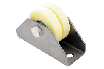 Ролик КАПРОЛОН Ø70мм под ПОЛОСУ на ПЛАТФОРМЕ К2703