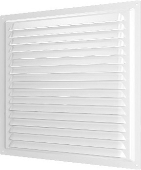 Решетка 2020МЭ 200*200 белая, окраш.сталь