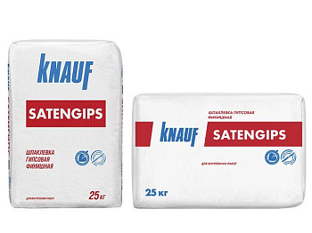 Шпатлевка гипсовая финишная САТЕНГИПС ( KNAUF)  25 кг  (48 шт) 1235 кг/под