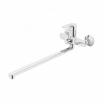 *Смеситель для ванны с длинным изливом, с керам.диверт-м, Ray IDDIS, RAYSBL2i10WA