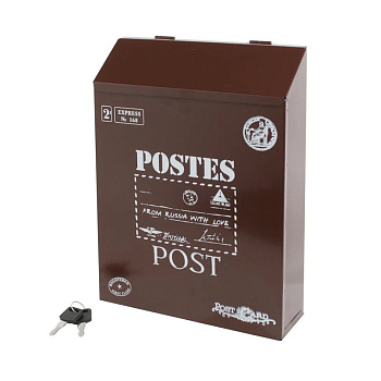 Ящик почтовый 3010 шоколадно-коричневый