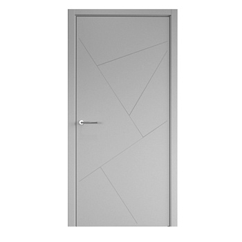 СХЕМА Эмаль-1 Полотно глухое Эмаль Геометрия-2 700 серый (защелка маг.)