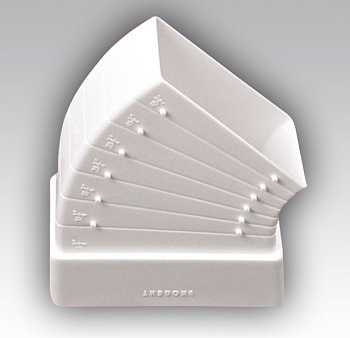 Колено разноугловое горизонт.пластик 60*120  612КРП