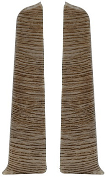 Дуб рустик / Торцевой для плинтуса 85мм "Идеал Деконика"