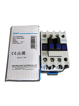 Контактор NC1-1810 18А 230В/АС3 1НО 50Гц (R)(CHINT) 221545 