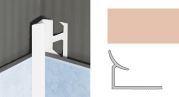 Планка внутр. 7мм персиковая