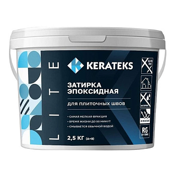 Затирка эпоксидная Kerateks C.75 (1кг) серый цемент