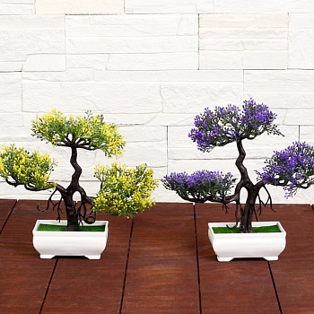 Бонсай "Деревце пышное" 10*23см МИКС 4142811