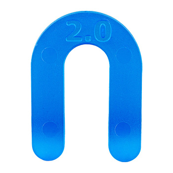 Подковы дистанционные синие 2,0мм (уп.50шт)