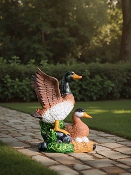 Садовая фигура "Утка с селезнем" 35см 4074867