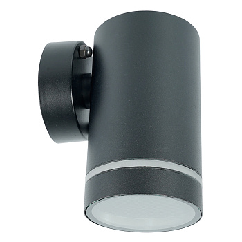 DH1001 230V без лампы GX53, 120*85*146мм черный (на стену)(20)