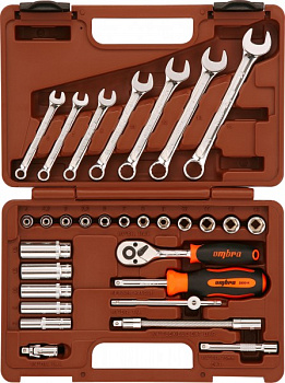 Набор инструмента 1/4" DR 30 предметов 055482 (OMT30S)