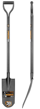 Лопата цельнометаллическая дренажная 120см "Кузбасс" (Китай) 1546