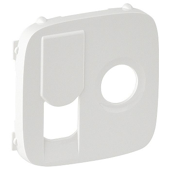 Накладка для розетки TV + RJ45 Белая Legrand 754835 ALLURE Венгрия