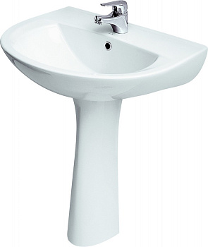 Раковина: PRESIDENT P 60 B 1 отв., белый, Сорт1