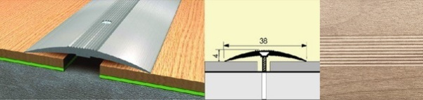 Стык 38x0,9 дуб жемчужный