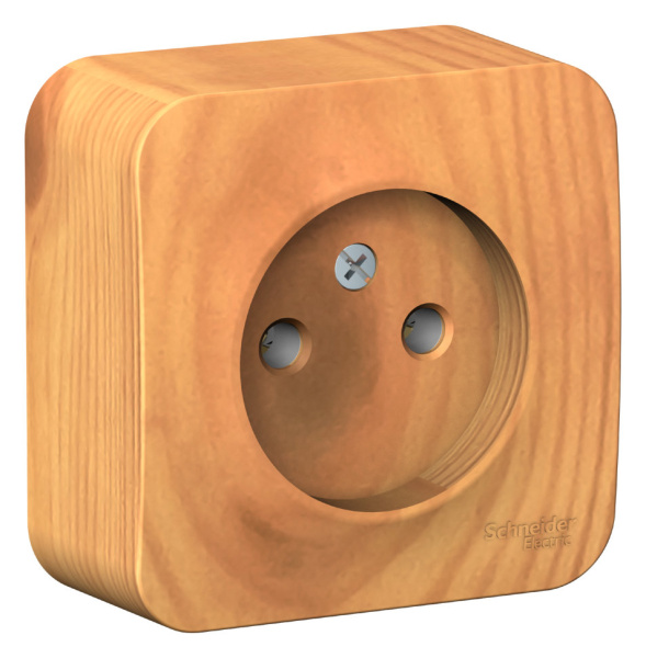 Розетка ОП 16А без з/к Ясень BLANCA 000115