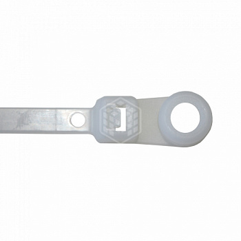 Стяжки с кольцом DERZHI БЕЛЫЕ 5х250мм (уп.100шт) 358-525