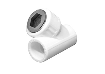 Фильтр сетчатый ВН/ВН 20х1/2" (80/20) (Valfex) БЕЛЫЙ