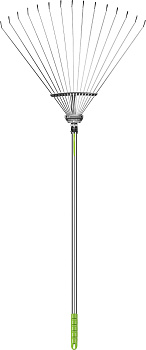 Грабли веерные 127 / 162см "Центроинструмент" (Китай) 0231-5