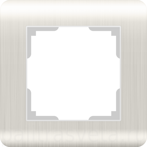 Рамка 1п WL12-Frame-01 Stream Перламутровый WERKEL