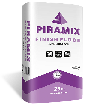 Наливной пол PIRAMIX FINISHFLOOR 25 кг.   50шт./подд.