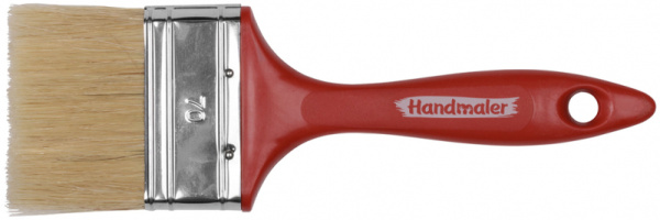 Кисть плоская ,светлая смешанная.щетина 30мм 1002-30