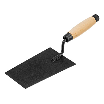 Кельма отделочника, стальная, деревянная усиленная ручка Россия 86241