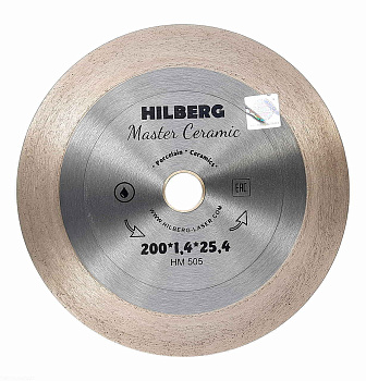 Диск алмазный сплошной ультратонкий Master Ceramic Ø200x25x25.4x1.4мм HM505
