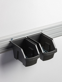 Набор контейнеров пластиковых (Контейнер:Полипропилен,Серый)