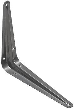 Уголок-кронштейн STAYER "MASTER" 150х125мм Серый 37402-2