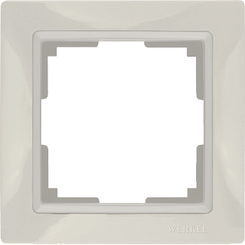 Рамка 1п W0012003 Snabb Basic Слоновая Кость WERKEL a051297