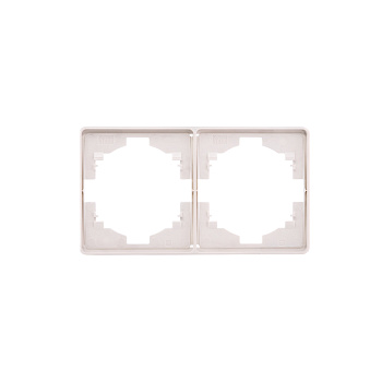 Рамка 2 постовая MIELE ROUND ПЕРЛАМУТР KRANZ KR-78-0752-1