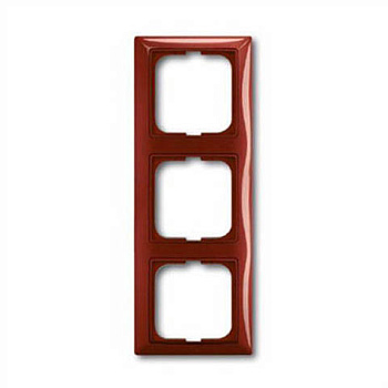 ABB BJB Basic 55 Рамка 3-я фойе (красный) 1725-0-1518