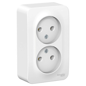 Розетка 2ОП 16А без з/к Белый с изолир пласт BLANCA BLNRA000211 SE (1/10)