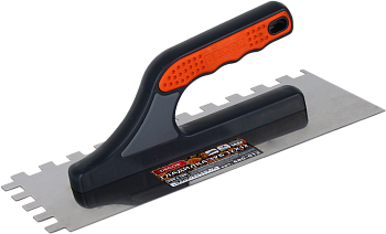 Гладилка нержавеющая "DECOR" 130х280мм, 12х12мм 680-012