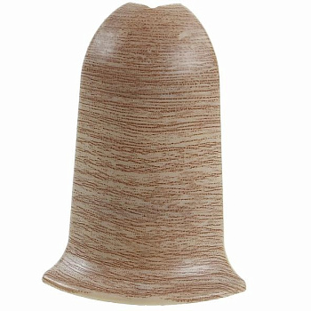 Наружный угол (комплект) для плинтуса К55 "Идеал Комфорт" 207 / Дуб кофейный