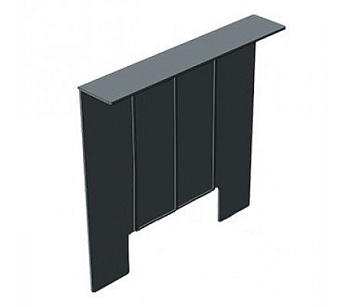 Перегородка-сифон к дождеприемнику, пластиковая 30х30 (210) Гидролика