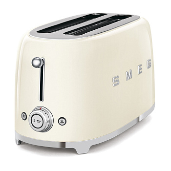 SMEG Тостер кремовый на 4 ломтика TSF02CREU.
