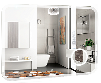 Зеркало Эльза 800*550 (сенсорн.выкл,)